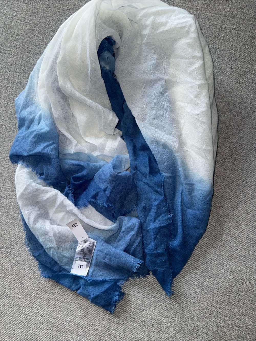 Gap Blue Ombre Lightweight Scarf